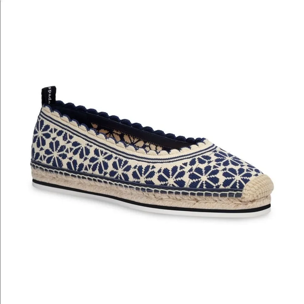 LAST CHANCE KATE SPADE NEW YORK Knottingham Floral Knit Espadrilles